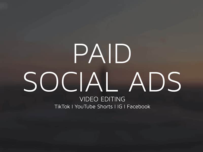 Cover image for Paid Social Ad Creation