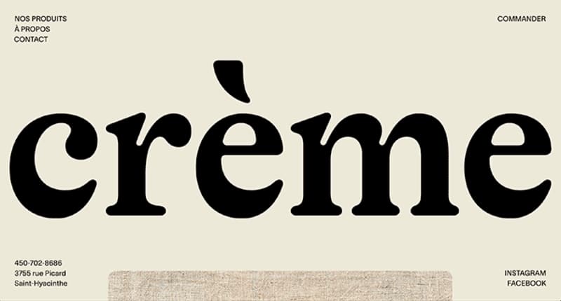 Cover image for cremecreme.ca