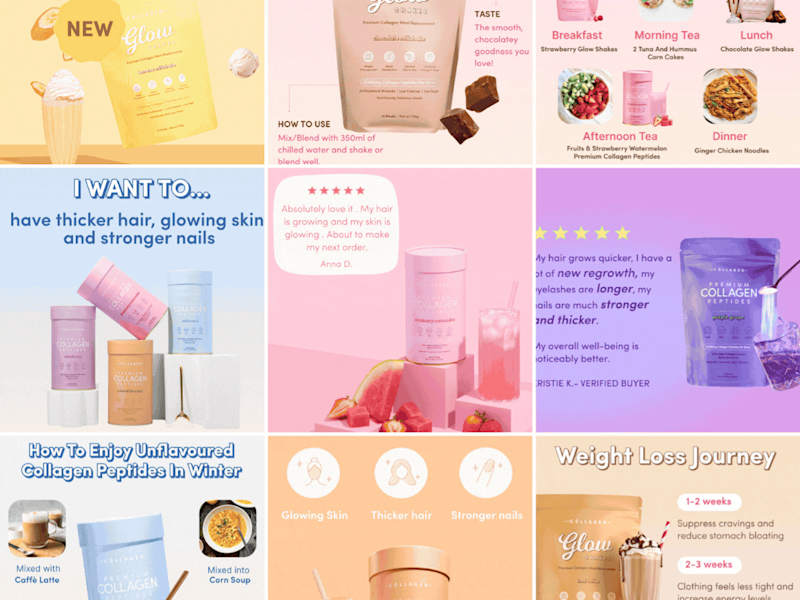 Cover image for Social Media & Influencer Marketing for Collagen Protein Brand