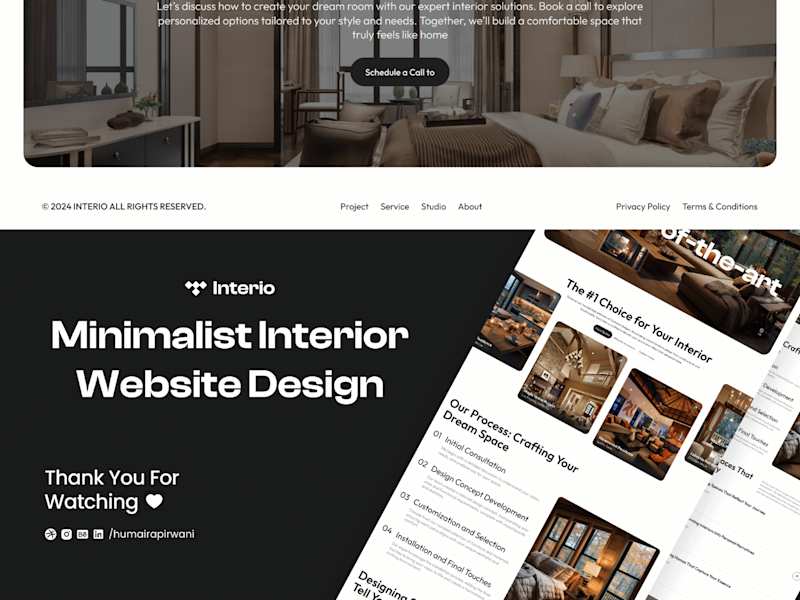 Cover image for Interior Design Agency Website