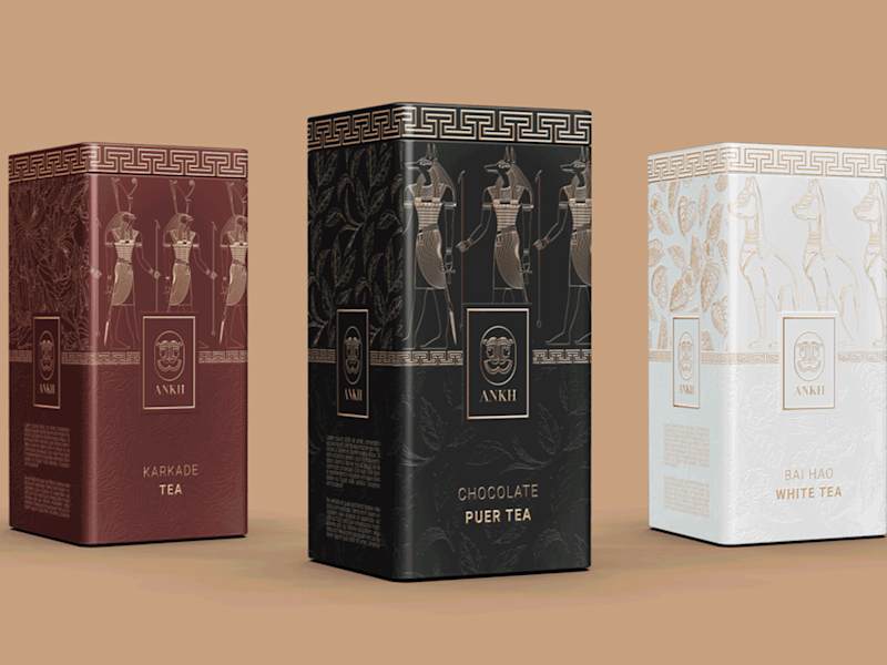 Cover image for Luxury Ankh Tea Packaging
