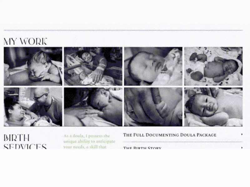 Cover image for Brand and Web Design Documenting Doula