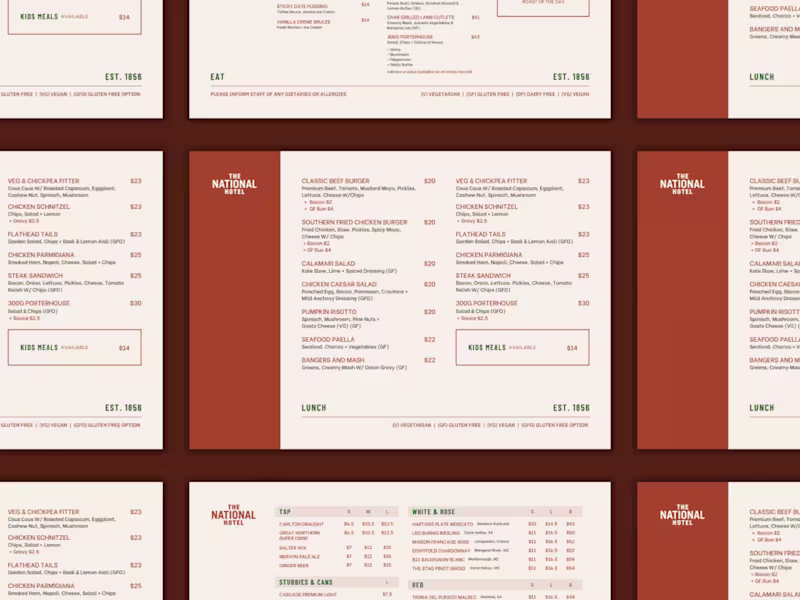 Cover image for Restaurant Menu Design | Food, Cafe, Bar, Drinks