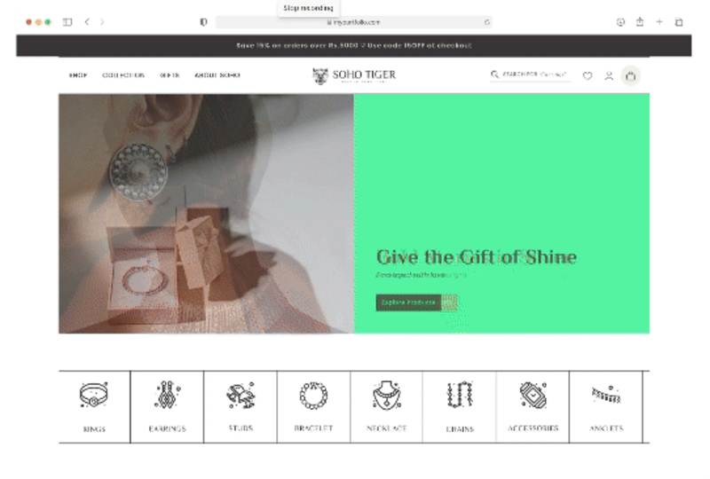 Cover image for A jewelry brand e-commerce platform design