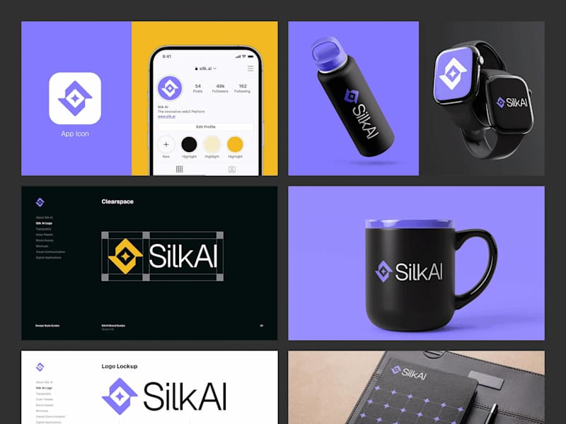 Cover image for SilkAI Visual Identity Design