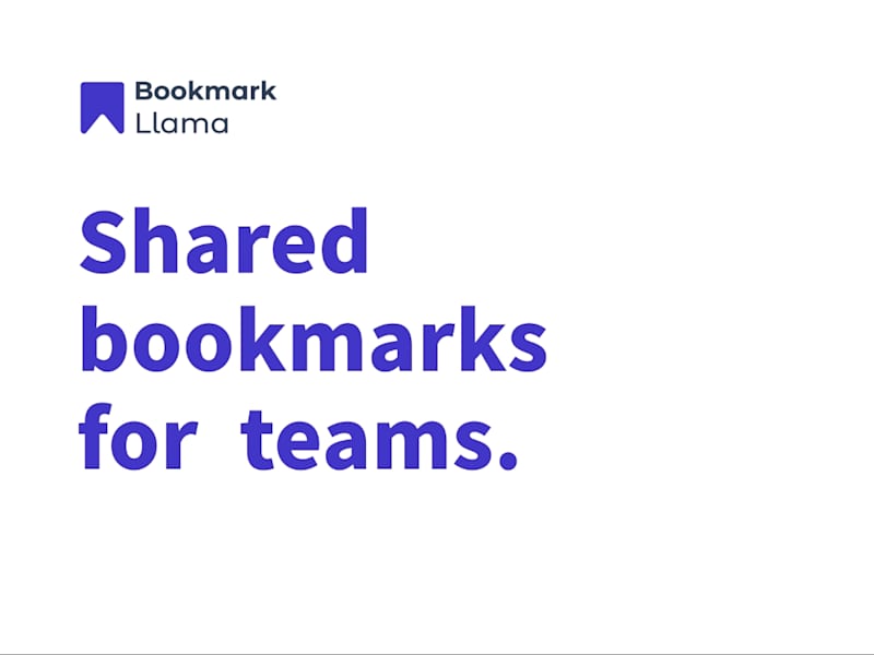 Cover image for Bookmark Llama - B2B SaaS