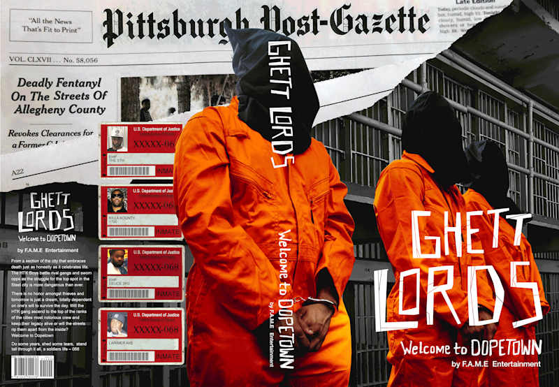 Cover image for Ghett Lords Book Cover Illustration