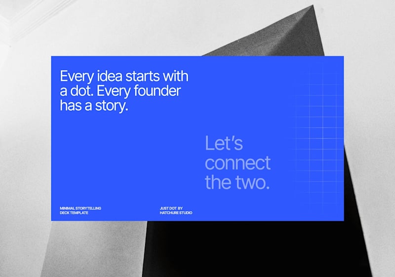 Cover image for Just Dot – Minimalist Pitch Deck Template