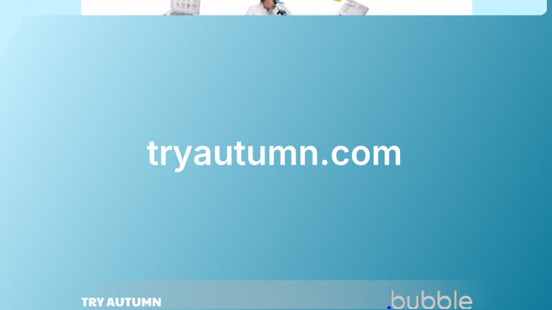 Cover image for TryAutumn: Bubble.io Development for AI CRM & E-commerce