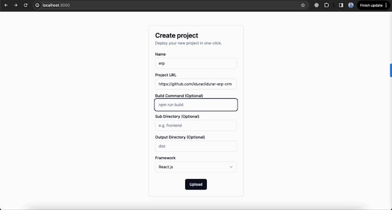 Cover image for DeployDrive: Deploy your React App in 1 step like Vercel