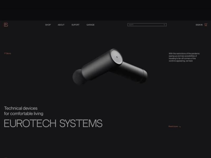 Cover image for Online Store Eurotech Technology