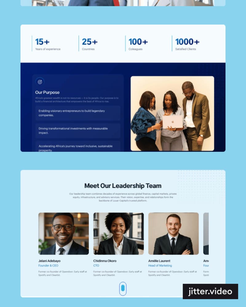 Cover image for Website Design for Louer Capital (Finance & Investment)