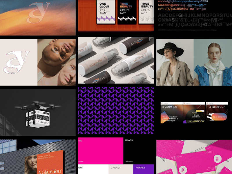 Cover image for A Glam You Beauty / Visual Identity and Brand Design