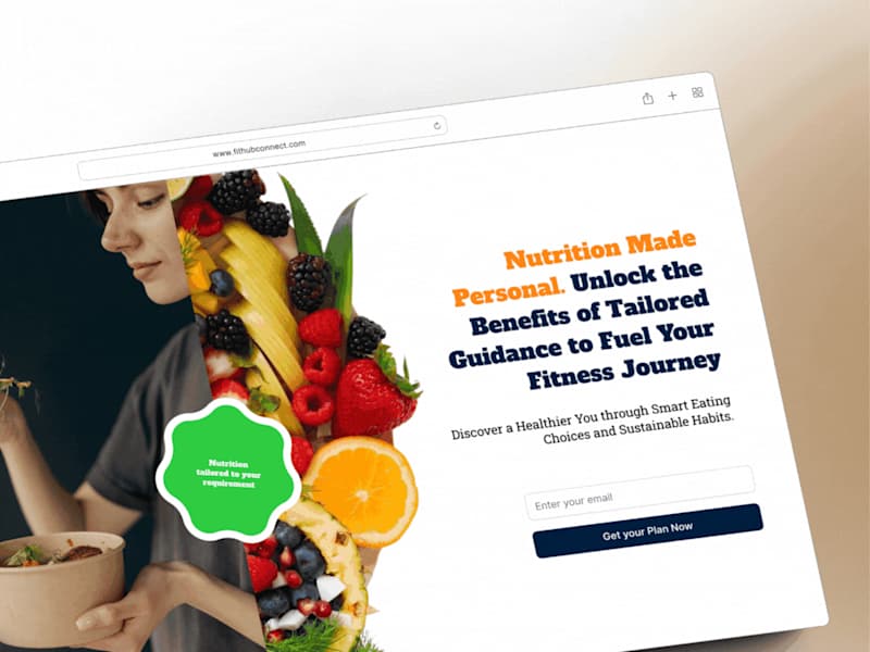 Cover image for FithubConnect Website Design (Figma)