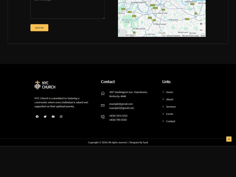 Cover image for Church Website | WordPress Website Design using Elementor