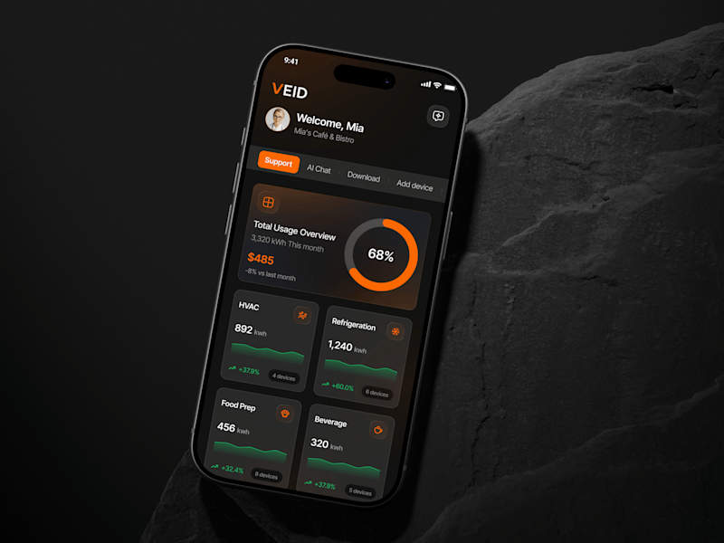 Cover image for Smart Energy Monitoring Mobile App Design