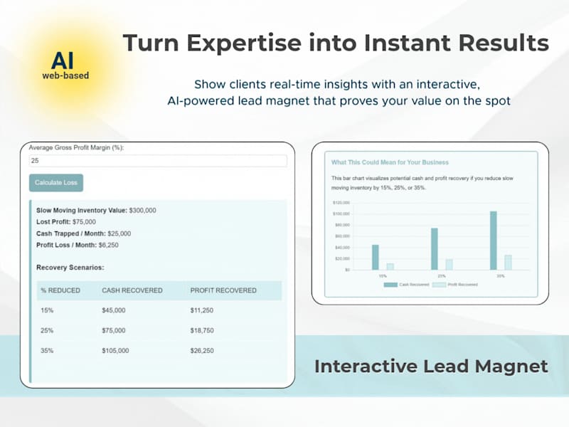 Cover image for Web-Based Interactive Lead Magnet Development