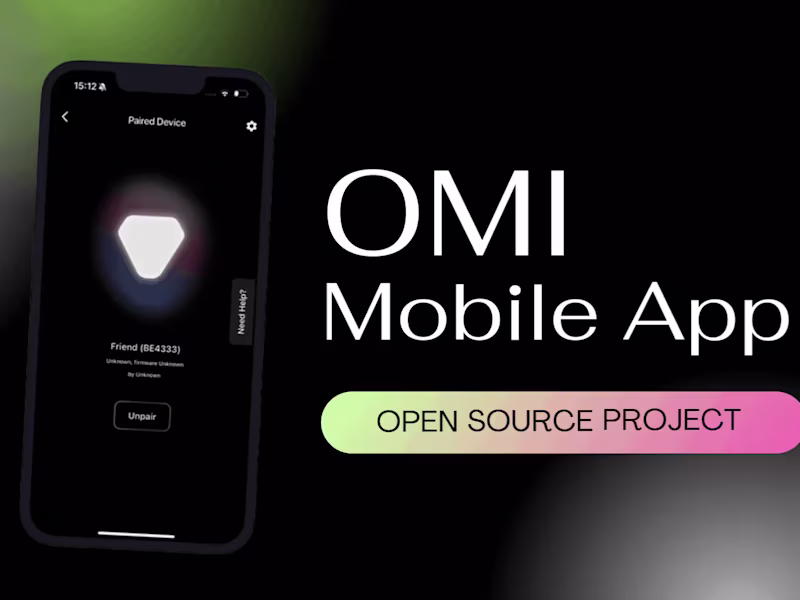 Cover image for Omi : Fully Opensource AI Companion App