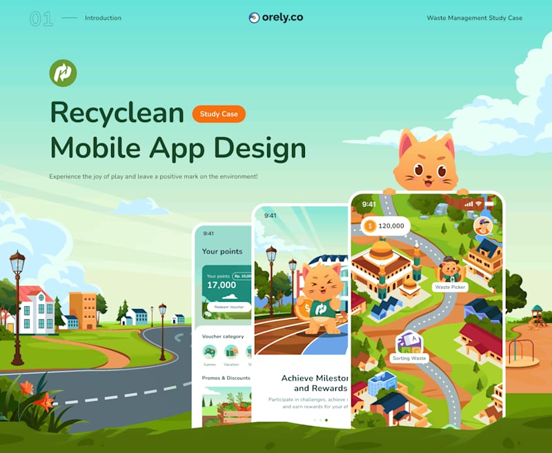 Cover image for Recyclean Mobile App - Waste Management Gamification