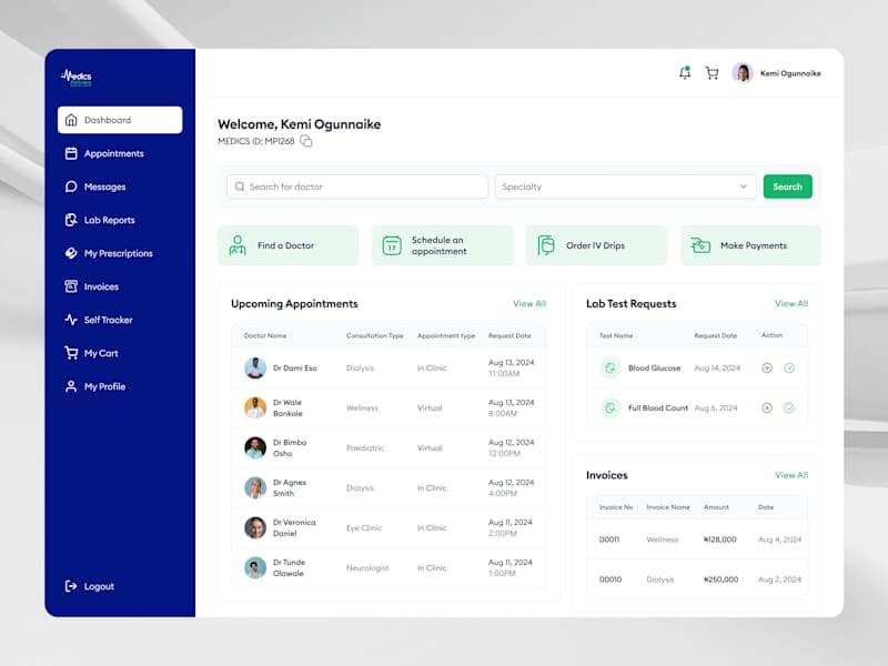 Cover image for Electronic Medical Records (EMR) Software and Website Design