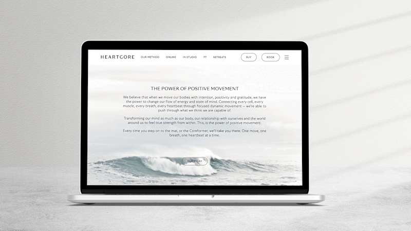 Cover image for Web Design - HEARTCORE
