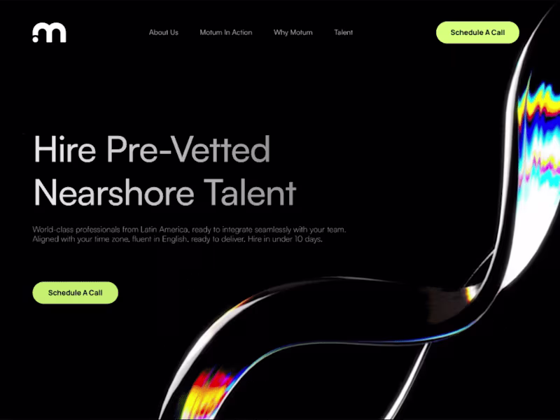 Cover image for Motum - Remote Work Plataform | Framer Development