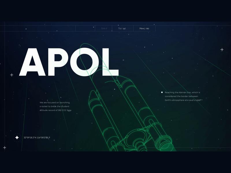 Cover image for APOLLO-V /// Landing Page
