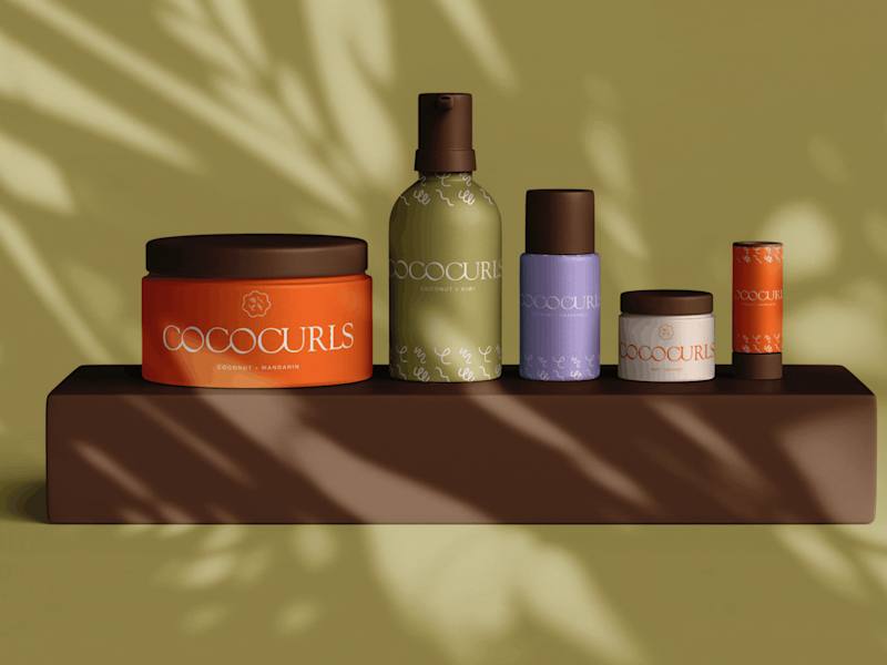 Cover image for Cococurls - haircare branding