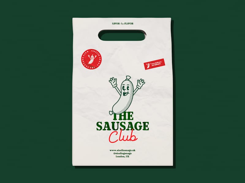 Cover image for Sizzlin Snags - Branding, Web Design