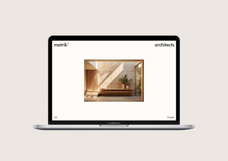 Cover image for Metrik Architects (Visual Identity & Web Design)