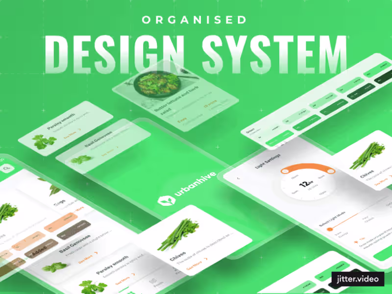 Cover image for Design System for an App