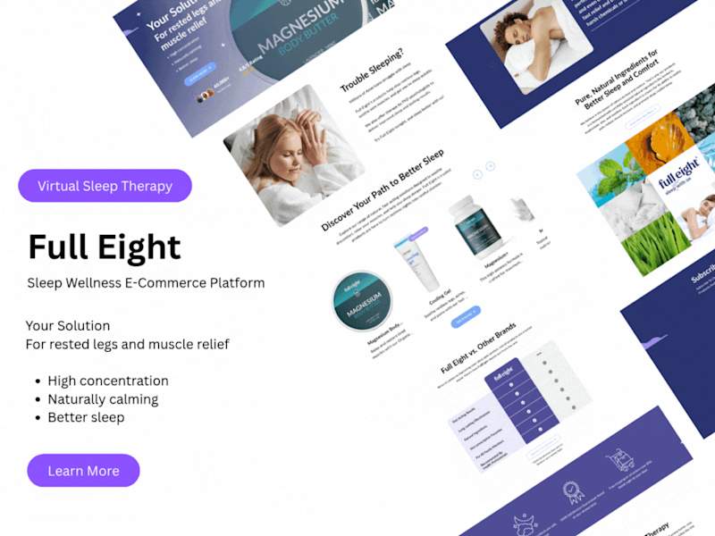 Cover image for Full Eight Sleep Wellness E-Commerce Platform Development