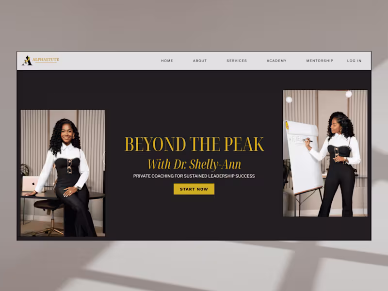 Cover image for Premium Feminine Brand Redesign & Kajabi Website
