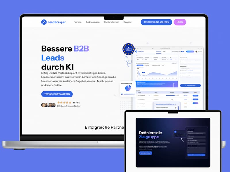 Cover image for B2B-Leads mit AI generieren – schnell, günstig & DSGVO-konform