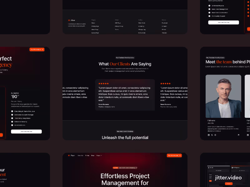 Cover image for Planr Web Template Project