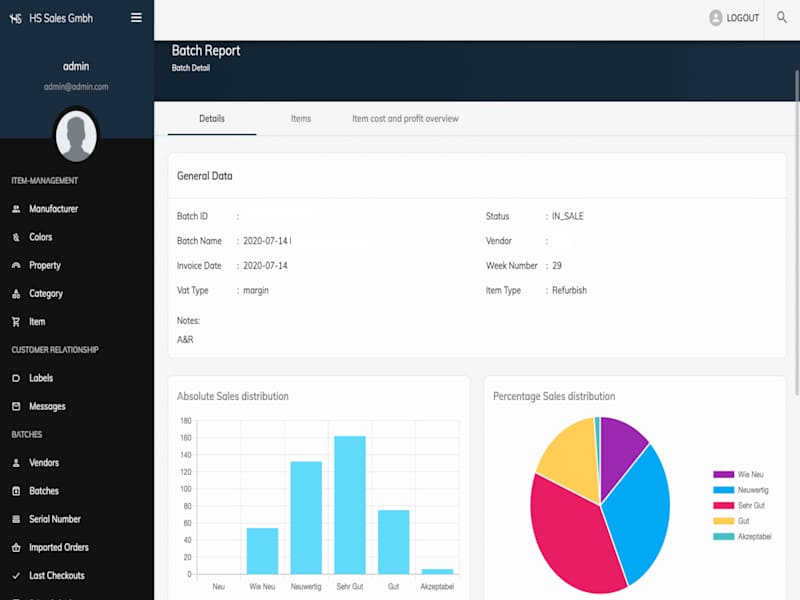 Cover image for HS Sales |  Multi-Platform Sales Management