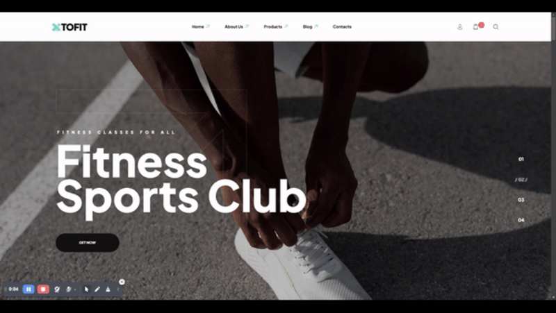 Cover image for Fitness Hub Website with Wix