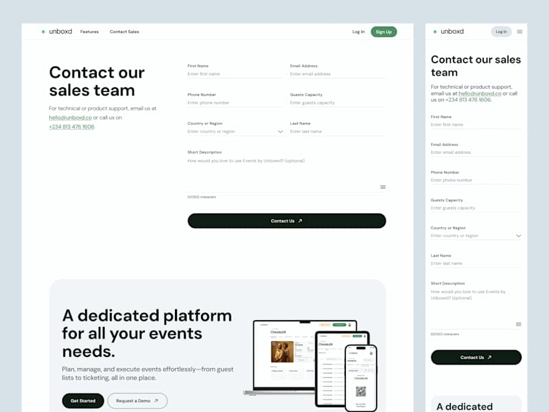 Cover image for Unboxd.co - Full Website Design