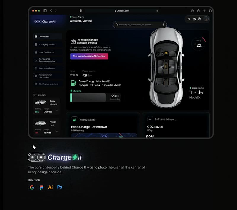 Cover image for EV charging web application