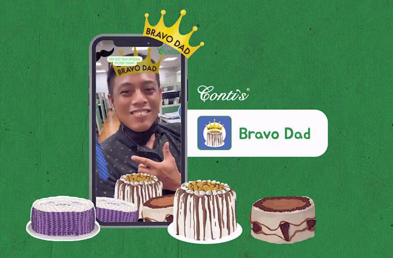 Cover image for 🍰 Conti's Bravo Dad | Instagram Filter