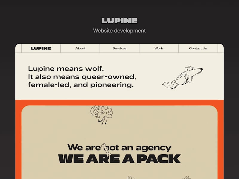 Cover image for Lupine Creative - Framer Website Development