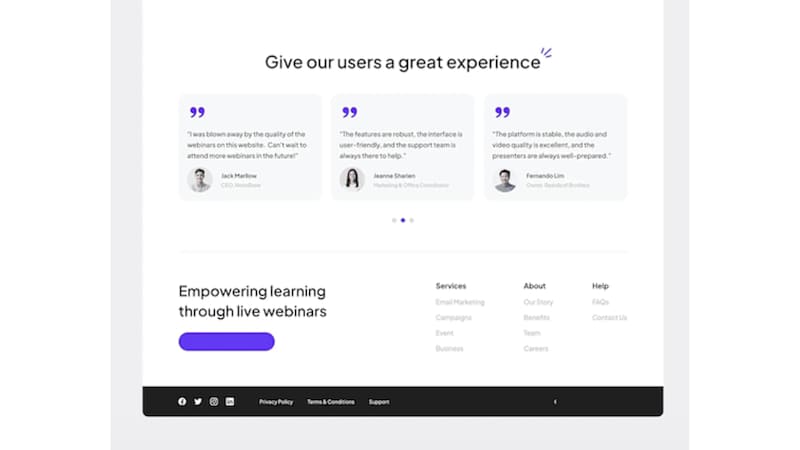 Cover image for This project focused on designing a webinar and online works...