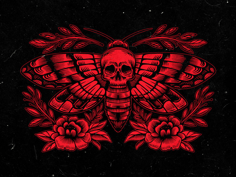 Cover image for Mothshade Mortuary Logo Design
