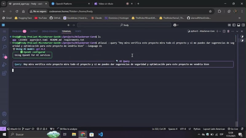 Cover image for AtlasAI-CLI - Intelligent Terminal Tool for Project Analysis