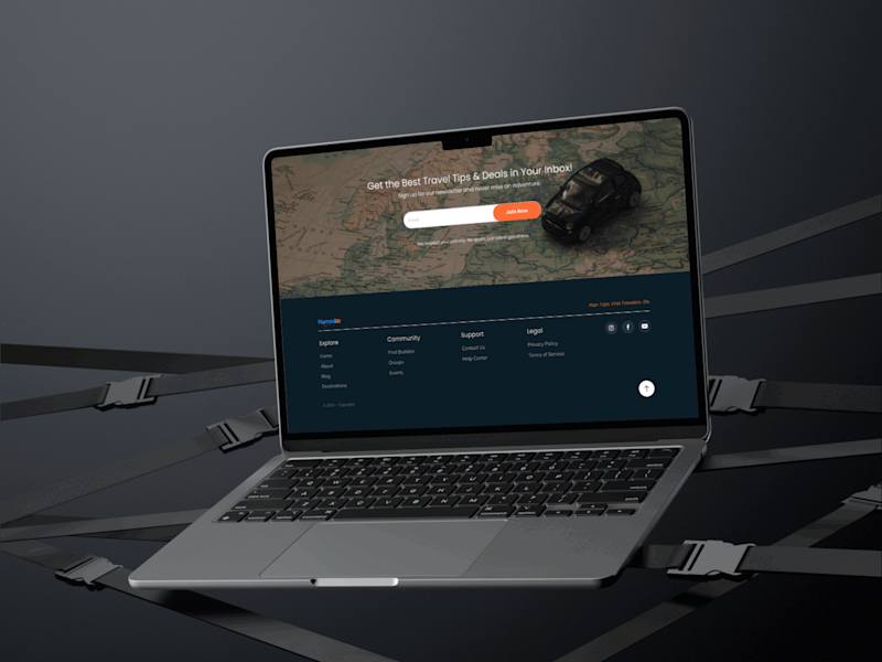 Cover image for NomadCo Website – A Seamless Travel Planning Experience