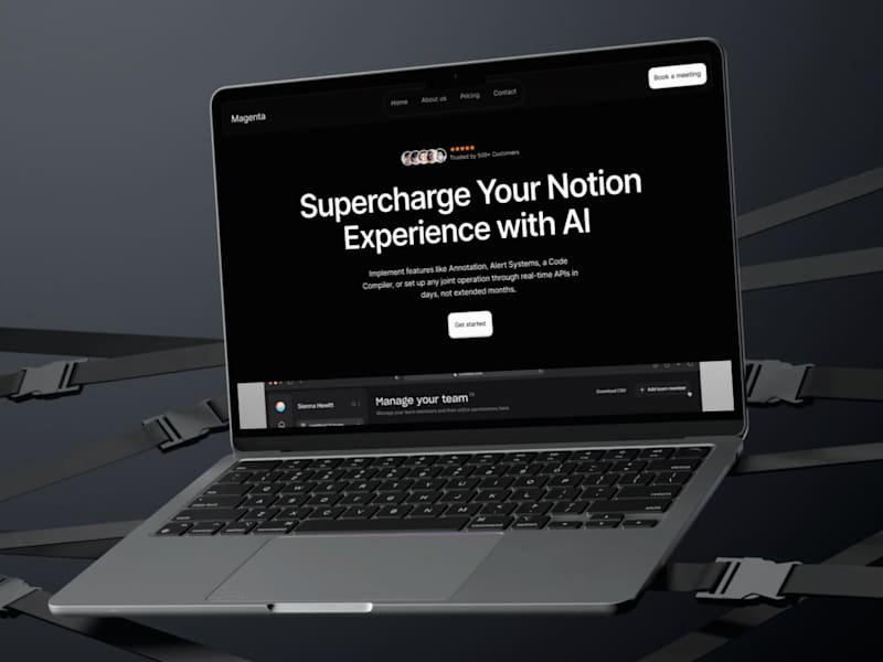 Cover image for 
Magenta: The Bold SaaS Template for a Seamless User Experience
