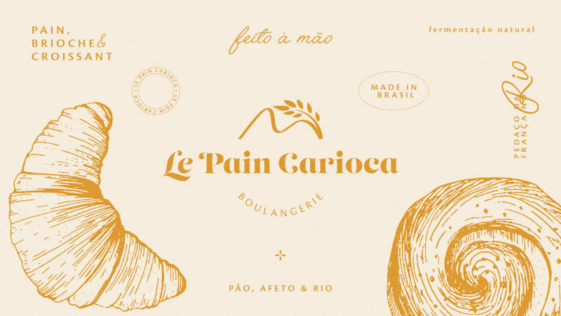 Cover image for Visual identity for Le Pain Carioca