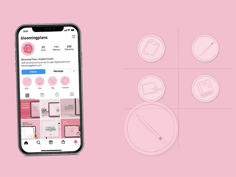 Cover image for Blooming Plans | Digital Planning Brand Design 🌸 