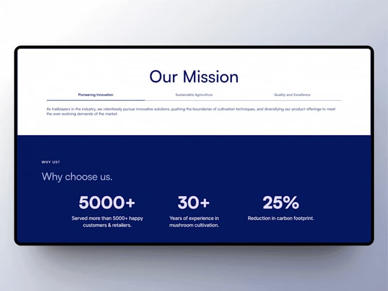 Cover image for Vikas Mushroom Farm - Website Redesign (Framer)