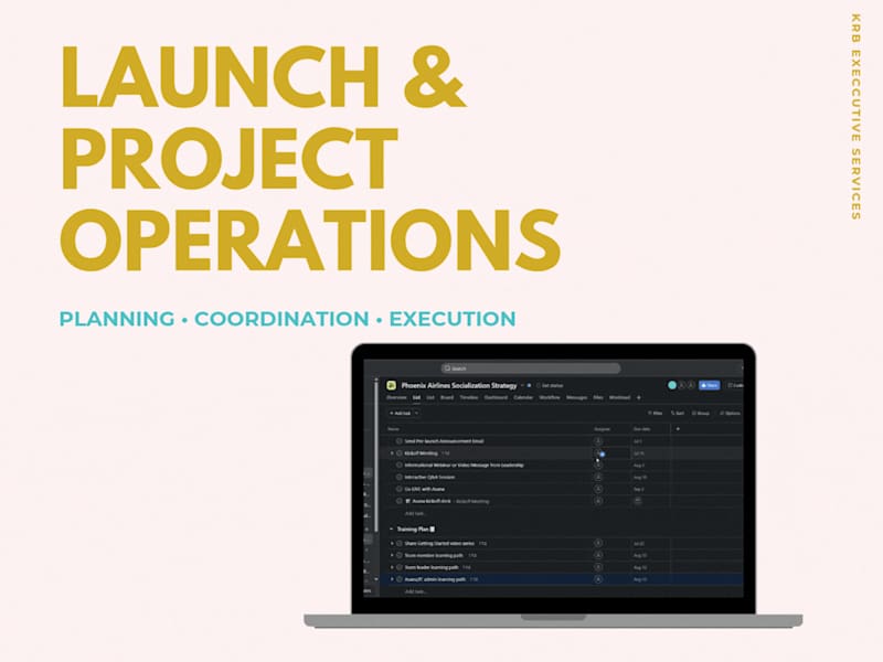 Cover image for Led backend operations for launches,